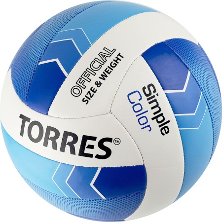 Купить Мяч волейбольный Torres Simple Color любительский р.5 в Хасавюрте 